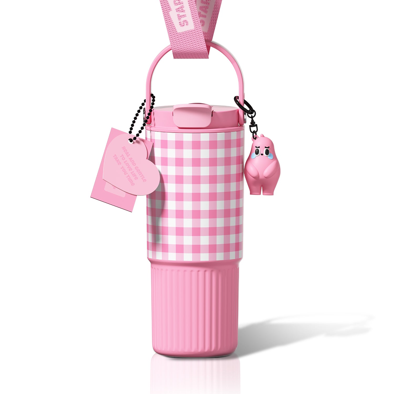 Blue and Pink 24 OZ Leak Proof Stainless Steel Tumble