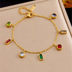 Colorful Zirconia Non-Fading Bracelet