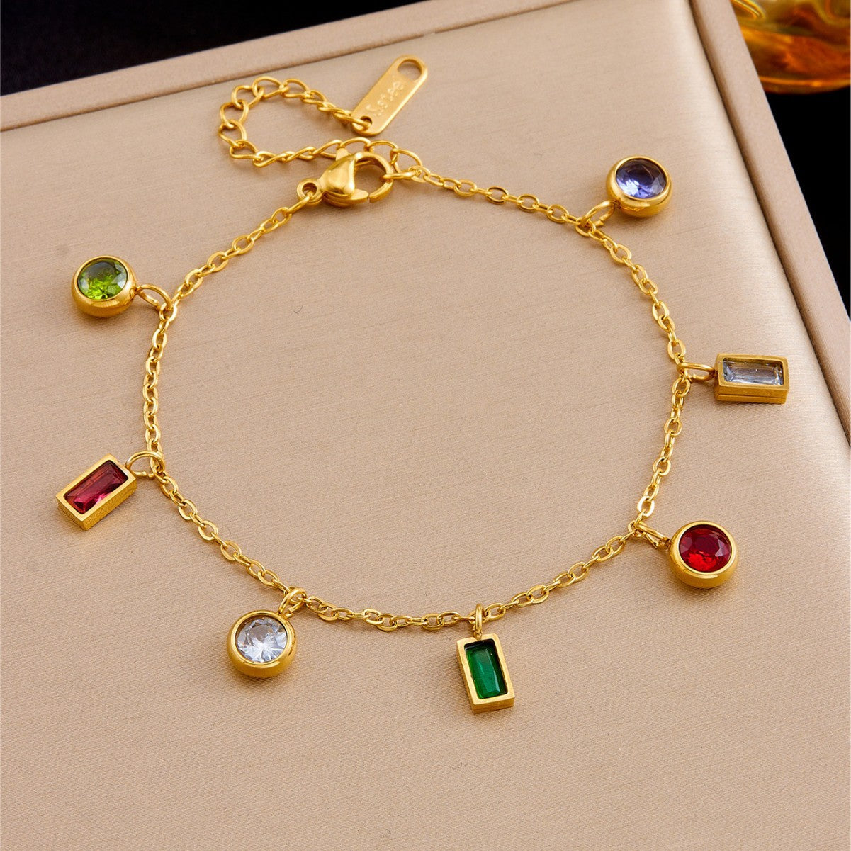 Colorful Zirconia Non-Fading Bracelet