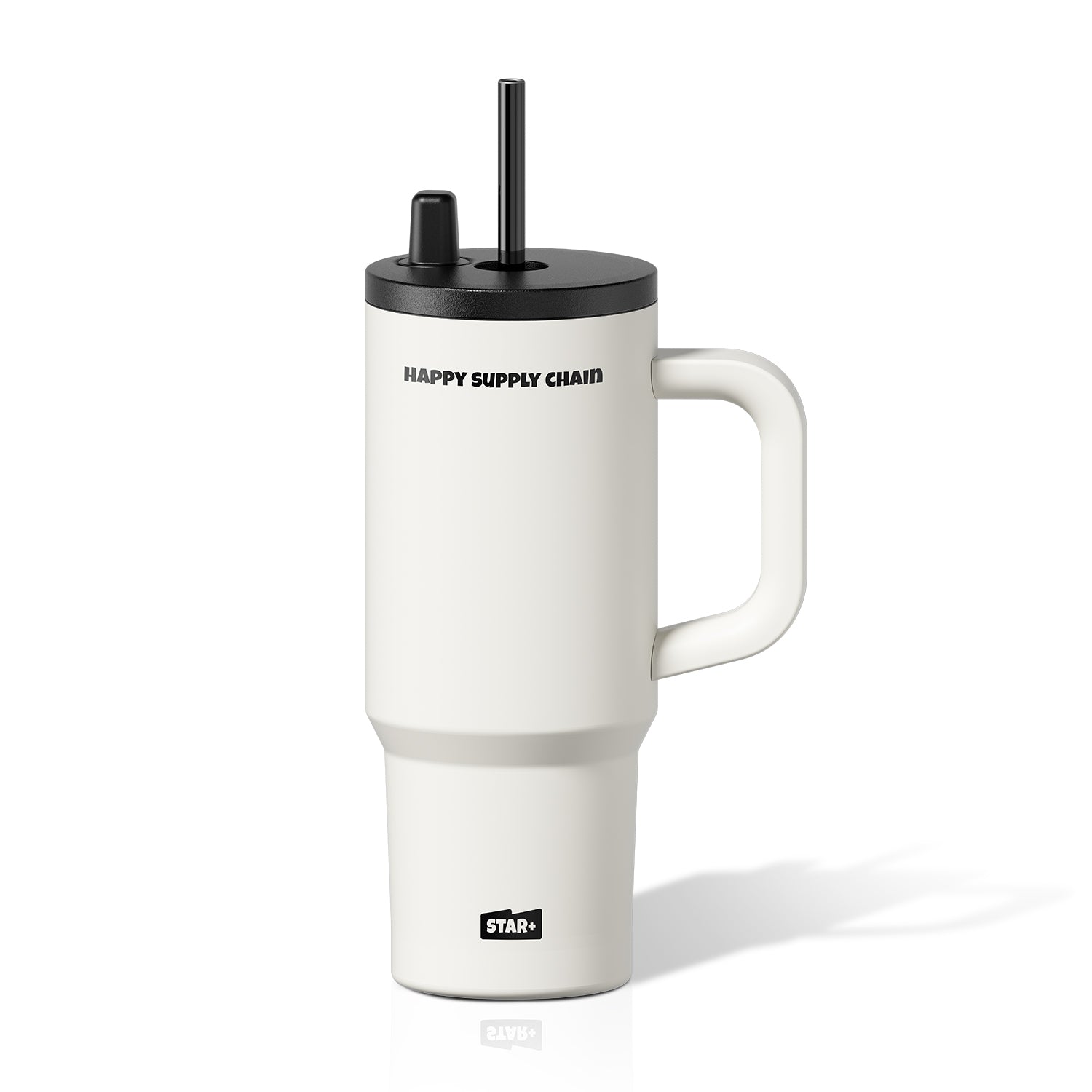 24oz Iced Coffee Tumbler – 316L Stainless Steel  Leakproof Lid + Straw