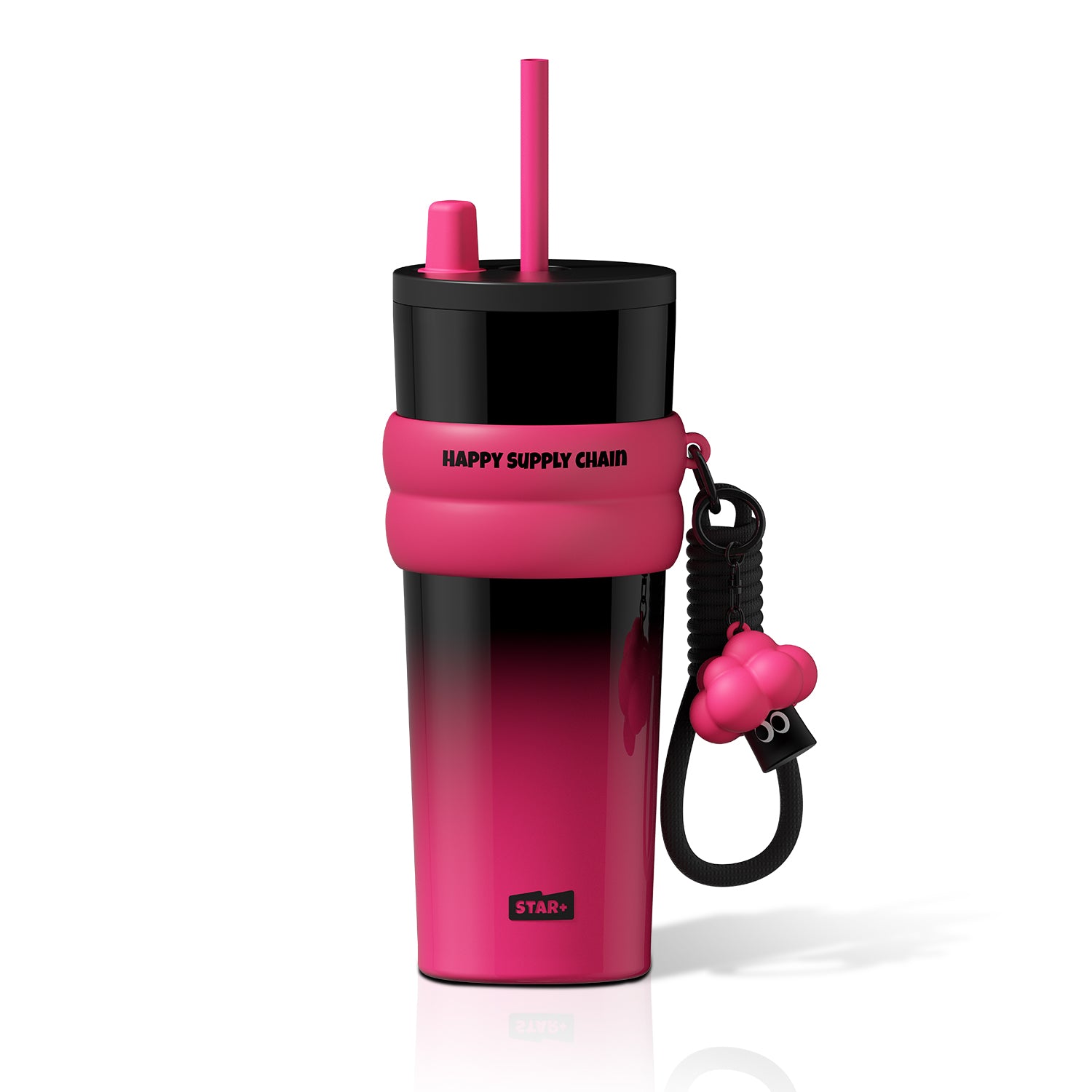 24oz Iced Coffee Tumbler – 316L Stainless Steel  Leakproof Lid + Straw