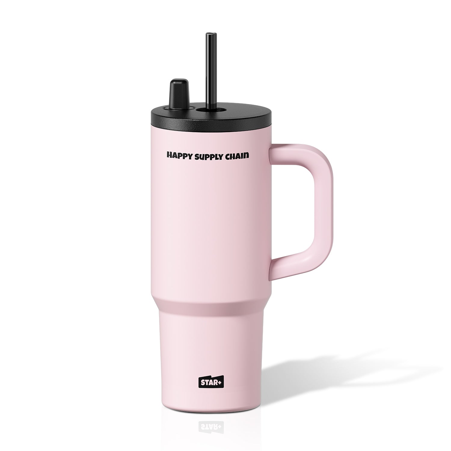 24oz Iced Coffee Tumbler – 316L Stainless Steel  Leakproof Lid + Straw