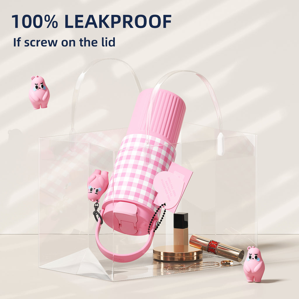 Blue and Pink 24 OZ Leak Proof Stainless Steel Tumble