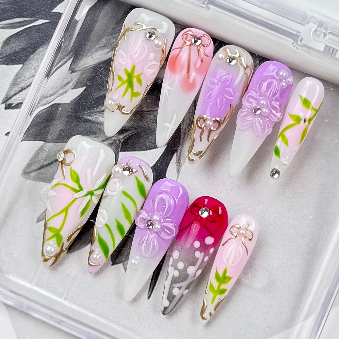 Crystal Petals In Spring Air