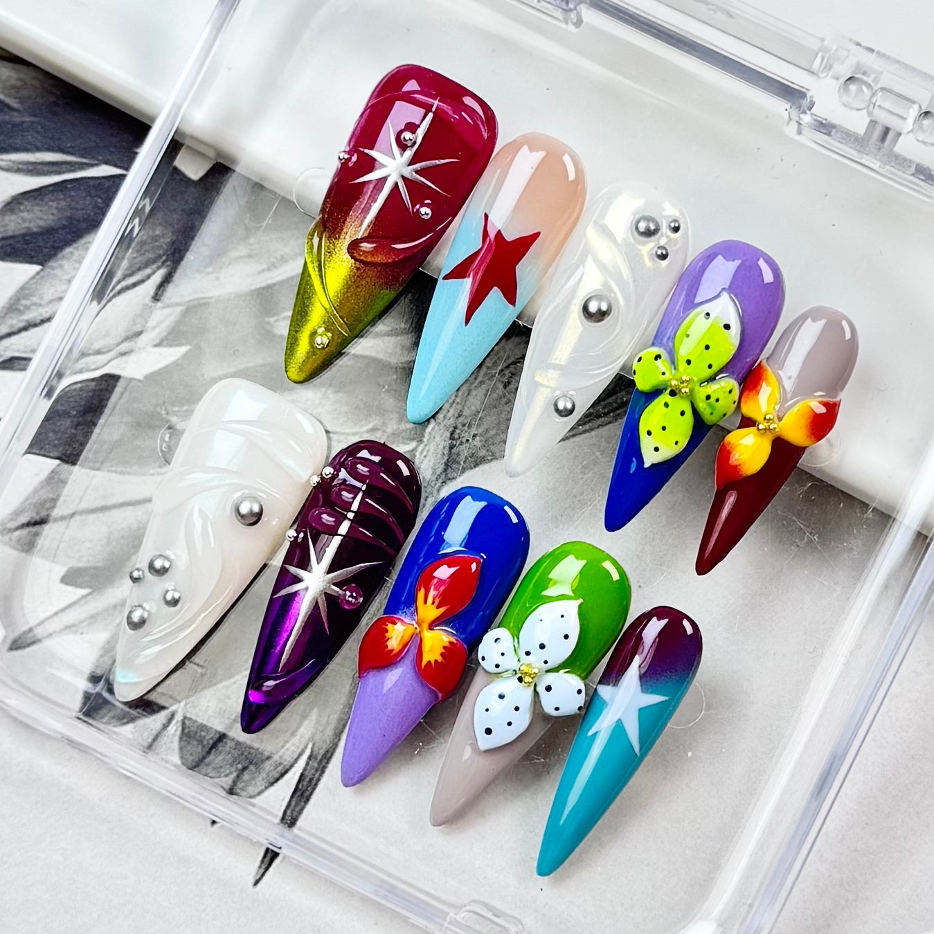 3D Colorful Floral