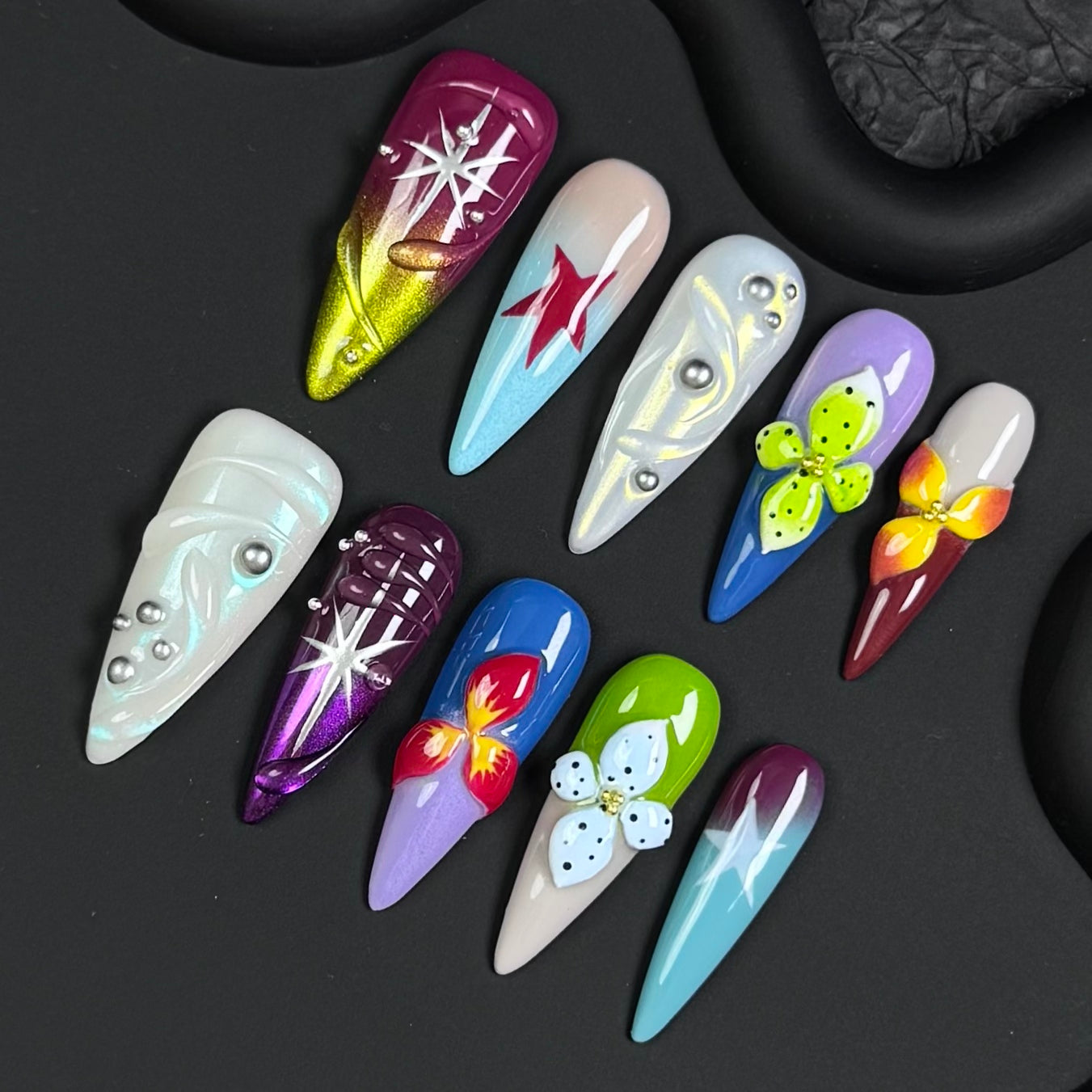 3D Colorful Floral