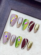 Seven-color Glittering Diamond Trim