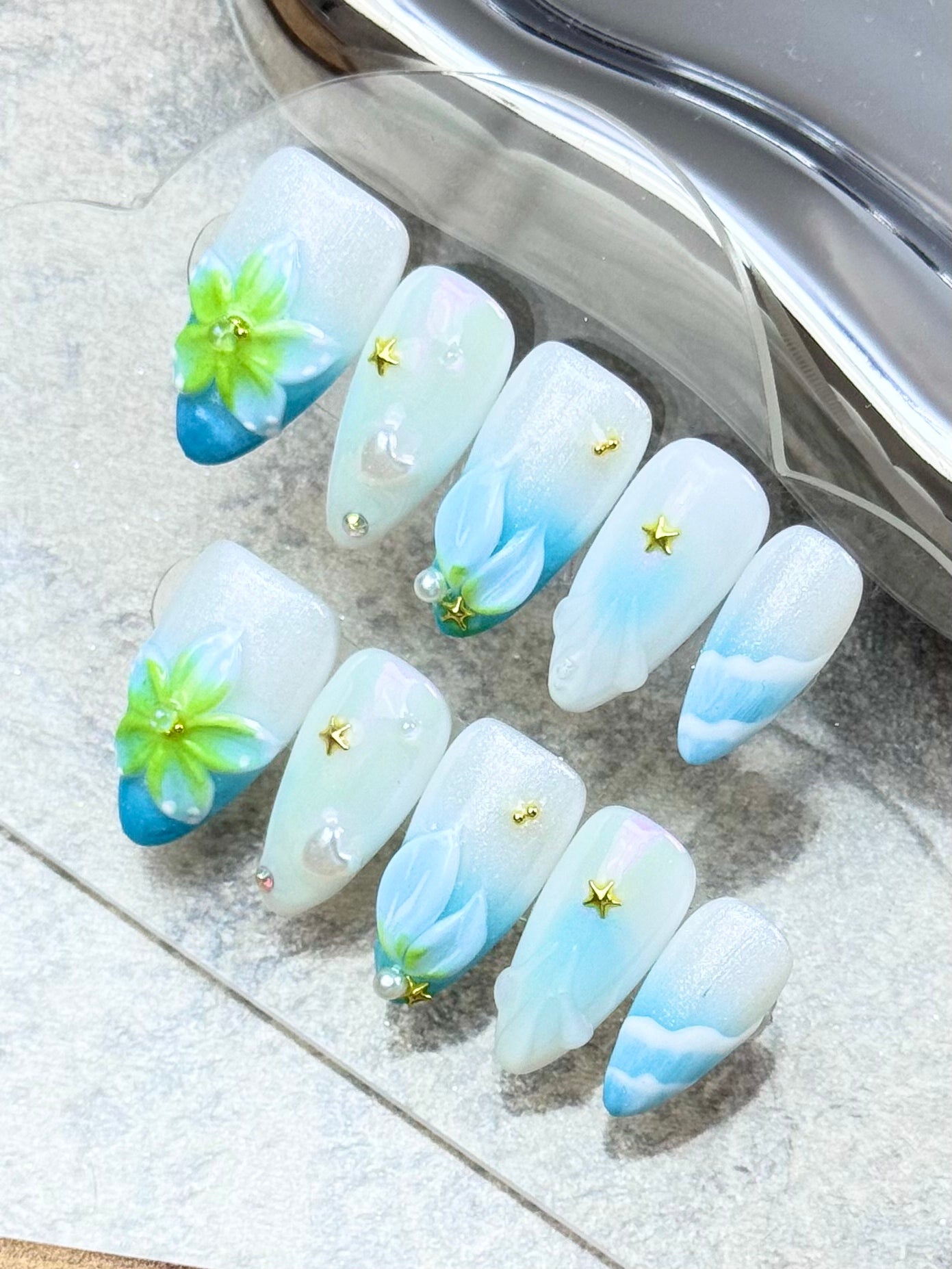 3D Hand Painted Blue Dream