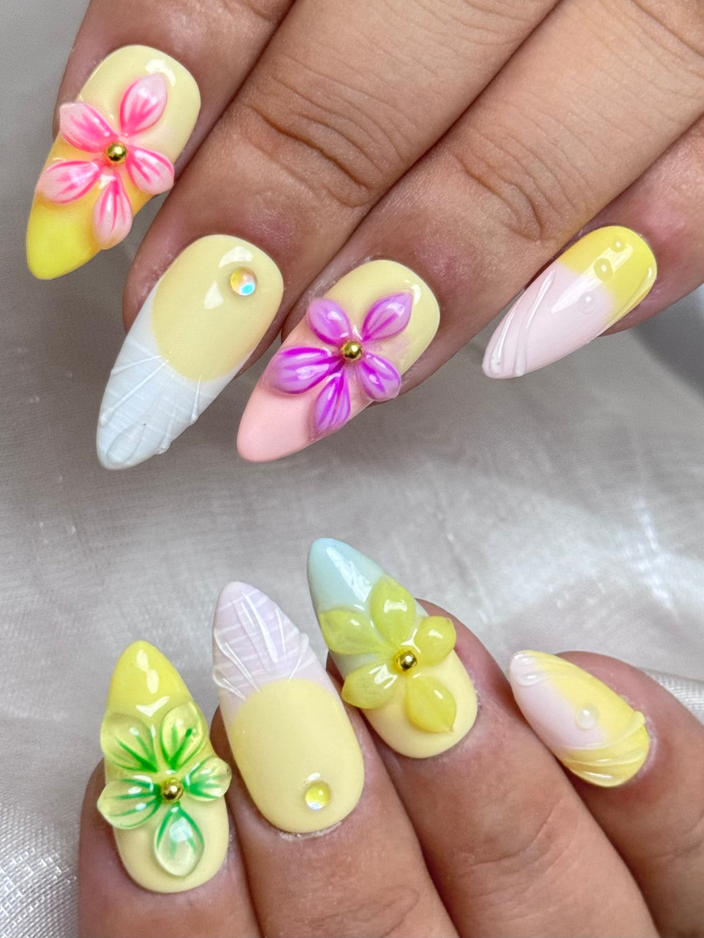 3D Floral Fresh Style