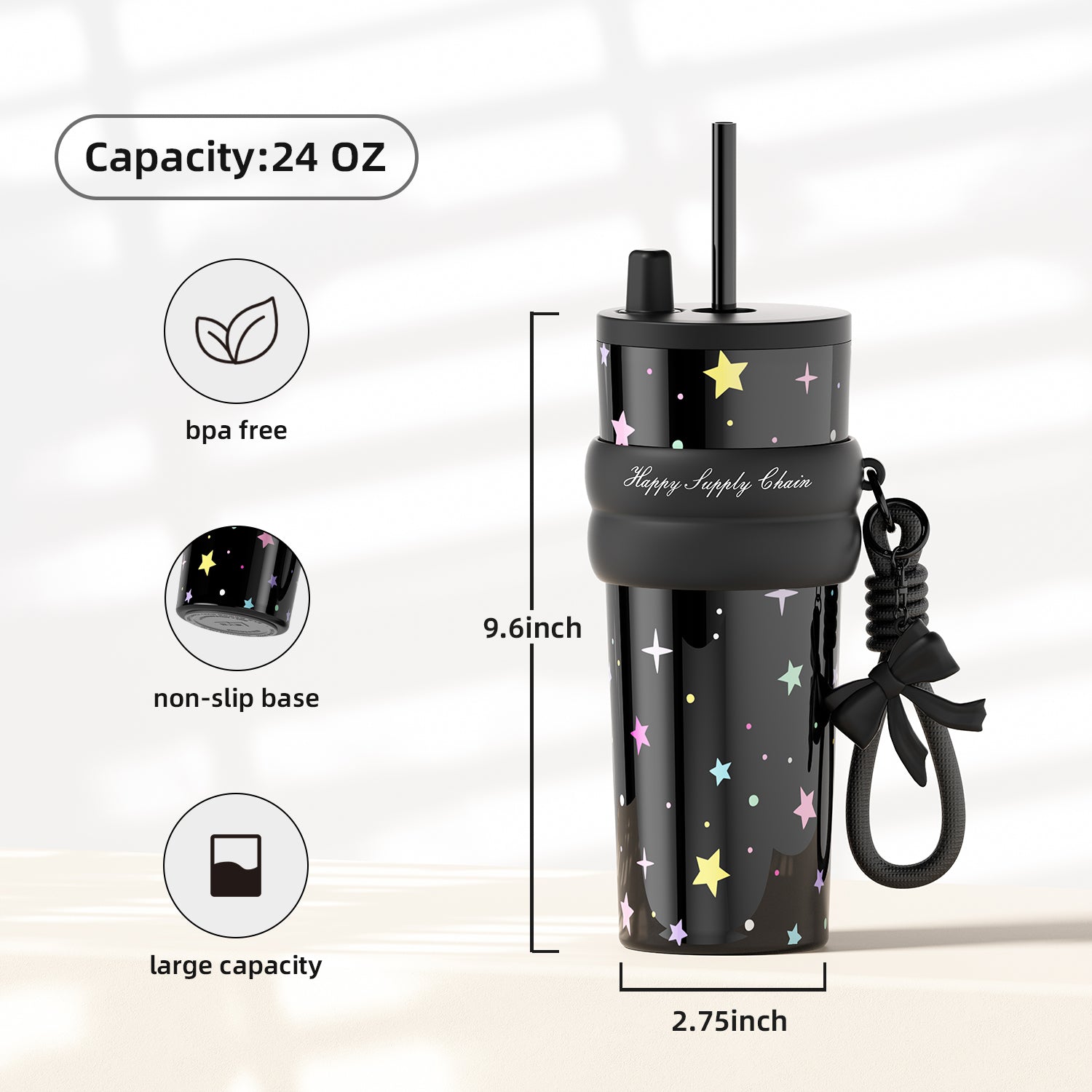 Shining Stars Insulated Water Bottle