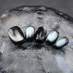 Multicolor Cat Eye Magnetic Nails - Trendy Daily/Party Style