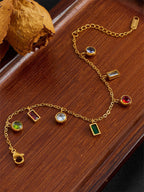 Colorful Zirconia Non-Fading Bracelet