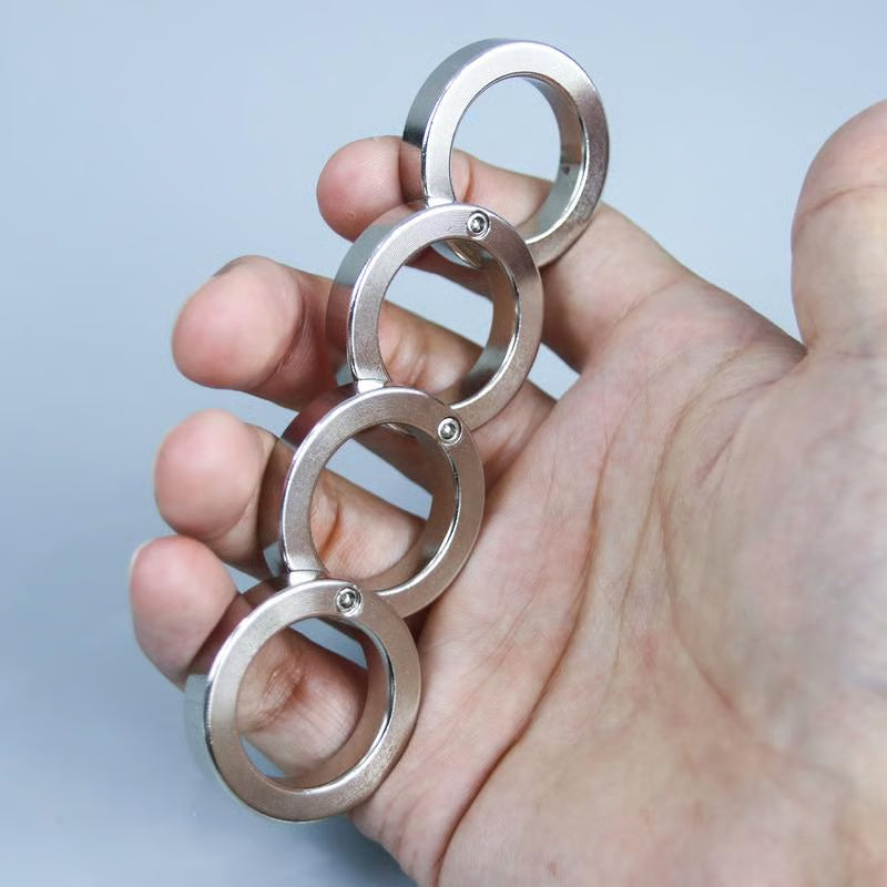 Folding Finger Ring, Four Finger Ring, StressReducing Finger Ring, Anxiety Relief