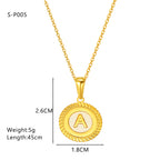 Shell 26 Letter Pendant Jewelry