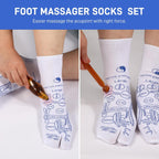 Foot Reflexology Sock Set with Massage Tool