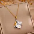 My Little Star Book Necklace for Daughter / Son, Birthday Day Gift Graduation Jewelry of Love