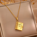 My Little Star Book Necklace for Daughter / Son, Birthday Day Gift Graduation Jewelry of Love