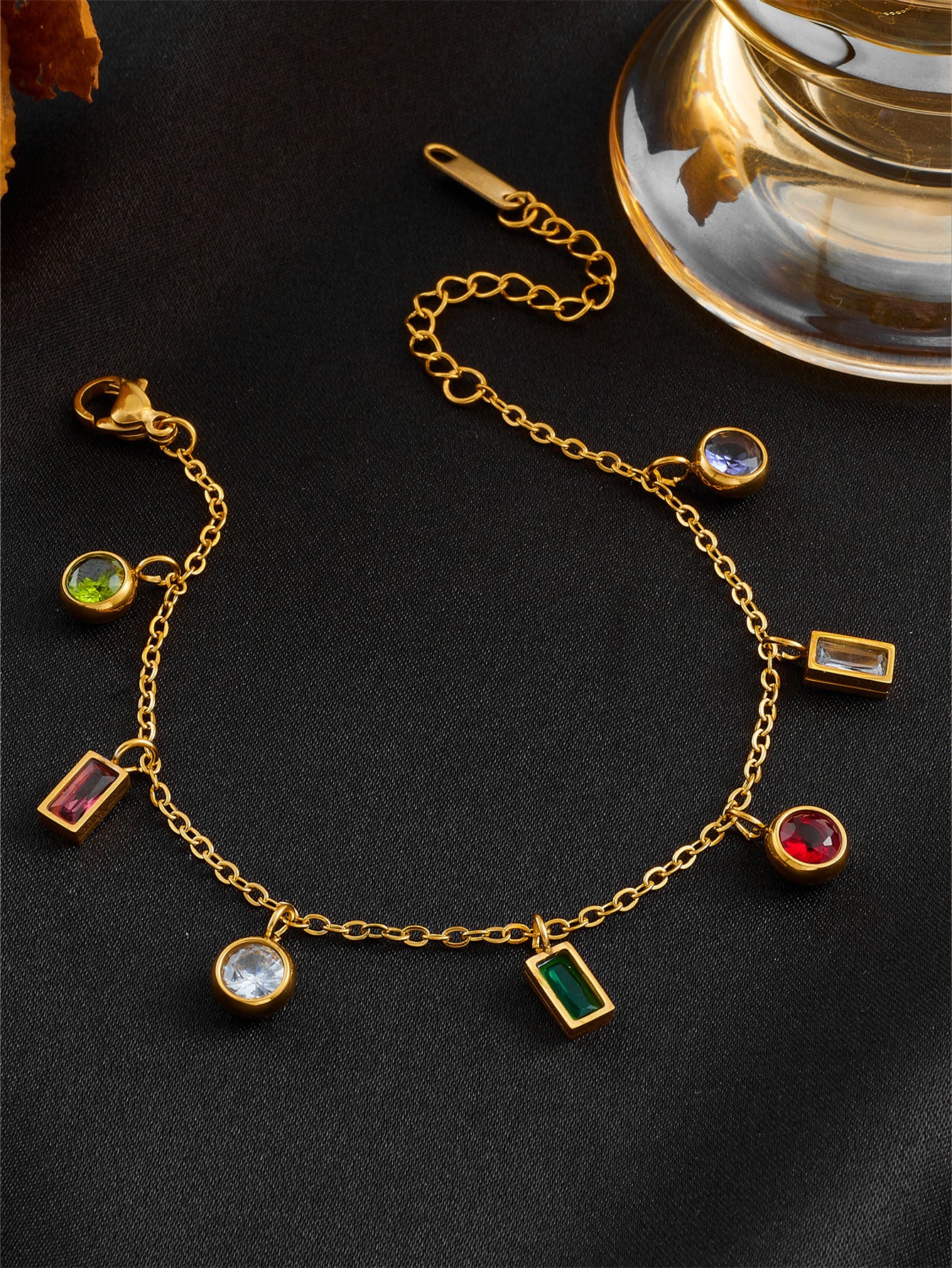 Colorful Zirconia Non-Fading Bracelet