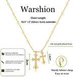 Plated Double Cross Pendant Necklace