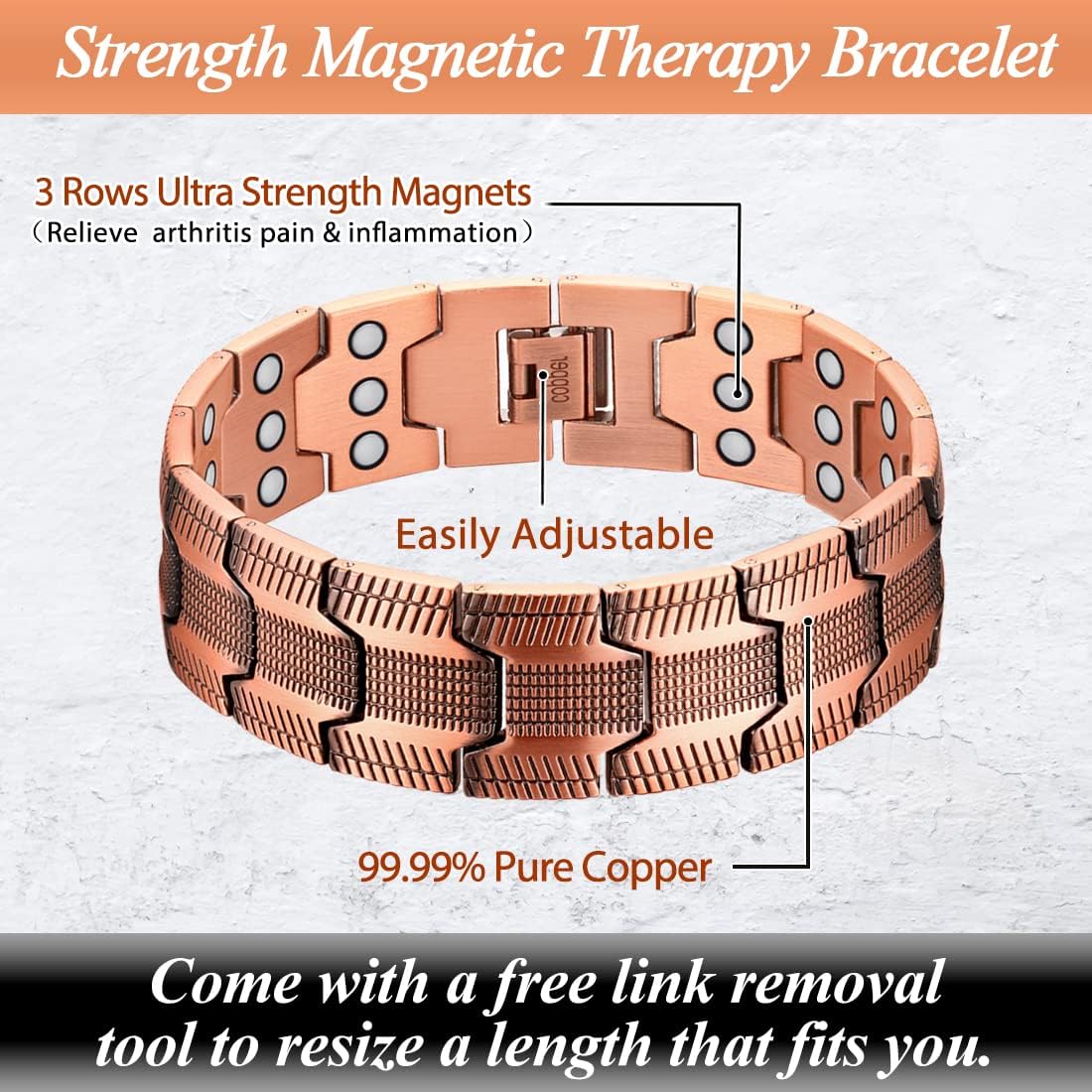 3X Copper Bracelet