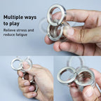 Folding Finger Ring, Four Finger Ring, StressReducing Finger Ring, Anxiety Relief
