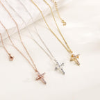 Simple Crown & Cross Pendant Choker Easter Necklace for Women & Men & Girls Pretty Crown Cross Necklace For Daily Party Clothing Decor Trendy All-match & Exquisite Jewelry gift Outdoorfun For Summer dealsforyoudays Back To School