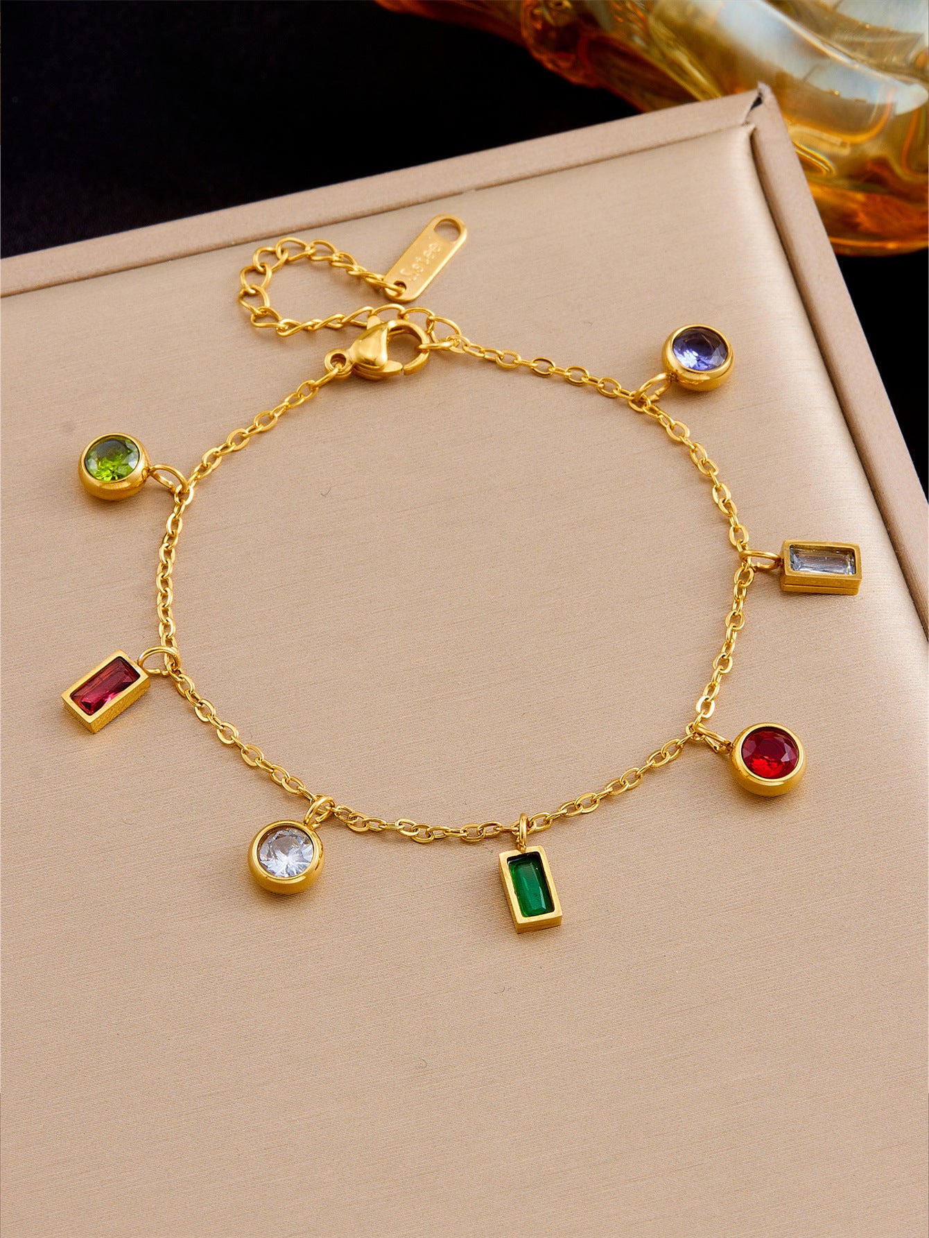 Colorful Zirconia Non-Fading Bracelet