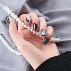 Multicolor Cat Eye Magnetic Nails - Trendy Daily/Party Style