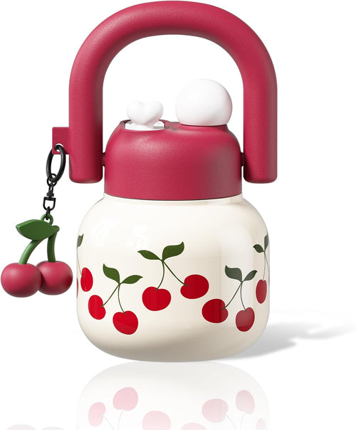 22 oz Water Bottle with Straw and Carry Handle